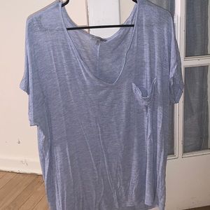 XL Light Blue Tee from Charlotte Russe
